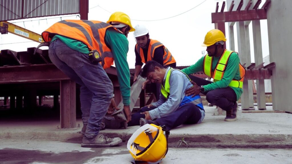 tipos de acidente de trabalho 